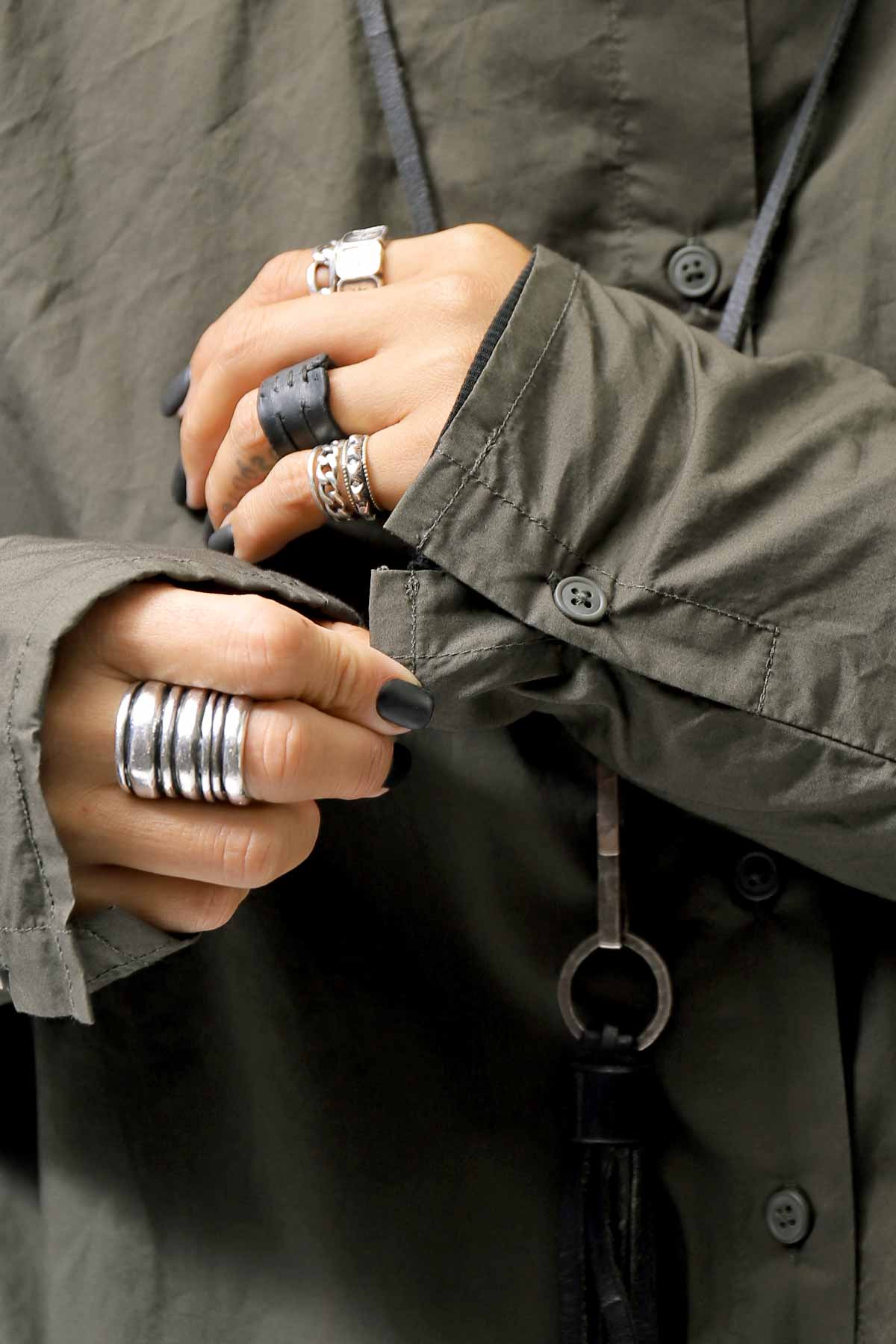 【RUNDHOLZ】 UNISEX OVERSIZE COTTON SHIRT 332 0915_JUNGLE