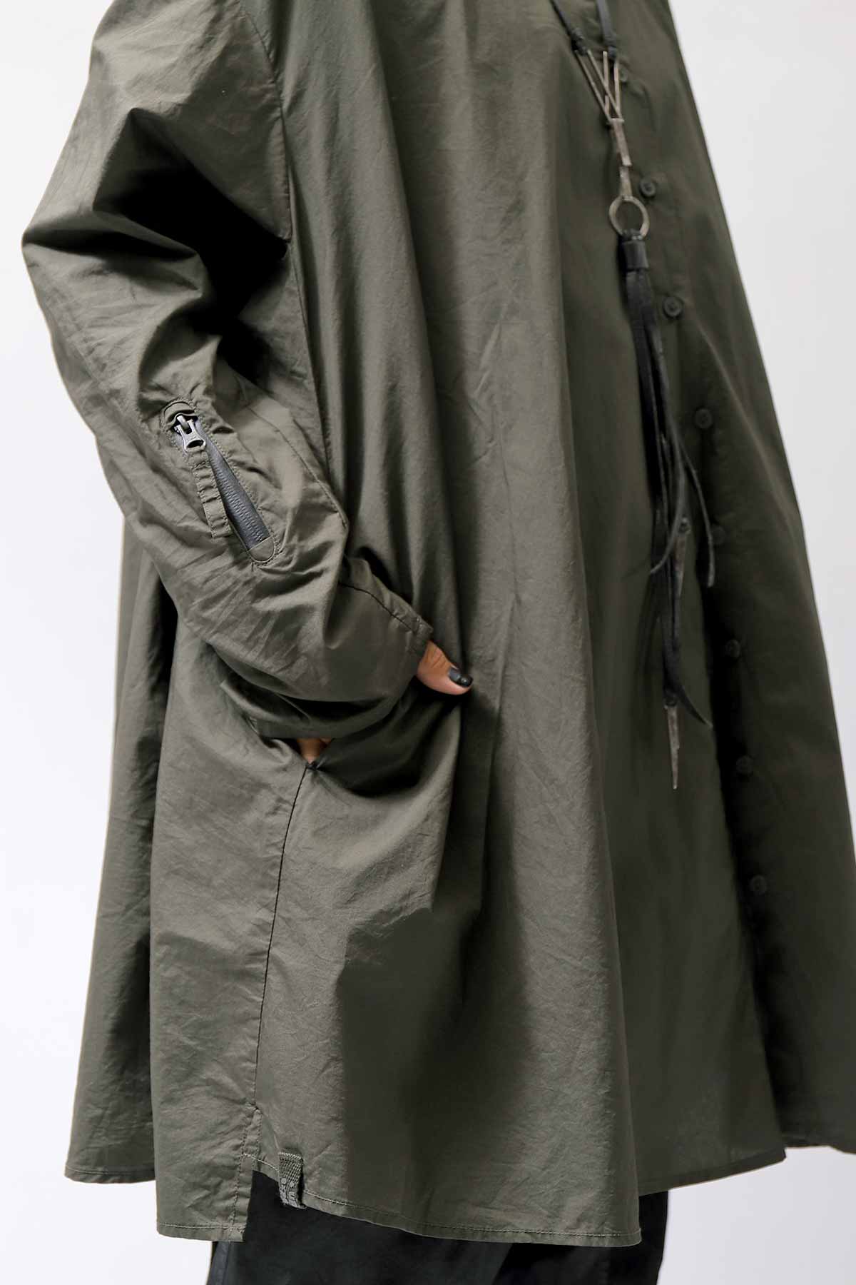 【RUNDHOLZ】 UNISEX OVERSIZE COTTON SHIRT 332 0915_JUNGLE