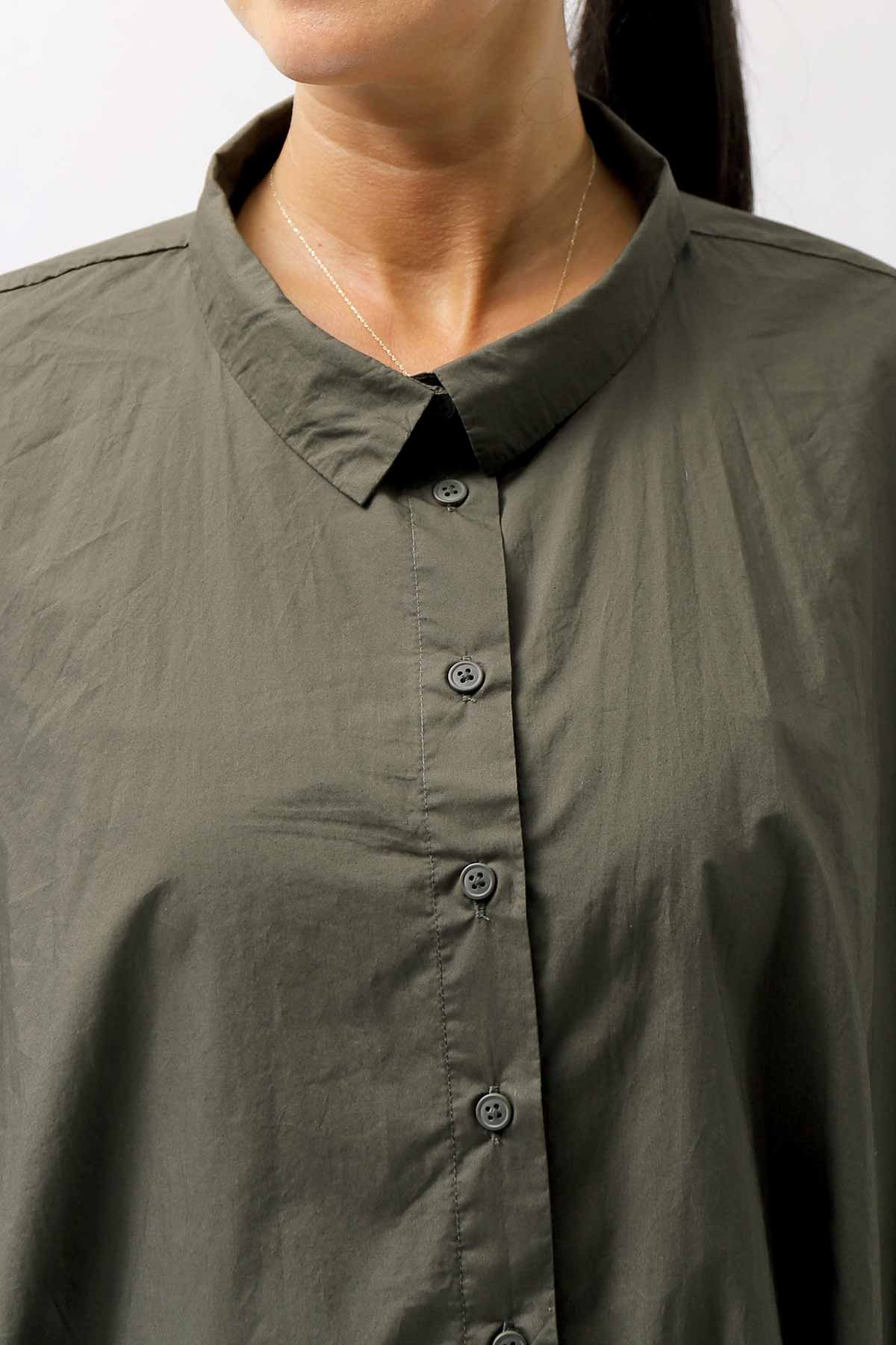 【RUNDHOLZ】 UNISEX OVERSIZE COTTON SHIRT 332 0915_JUNGLE