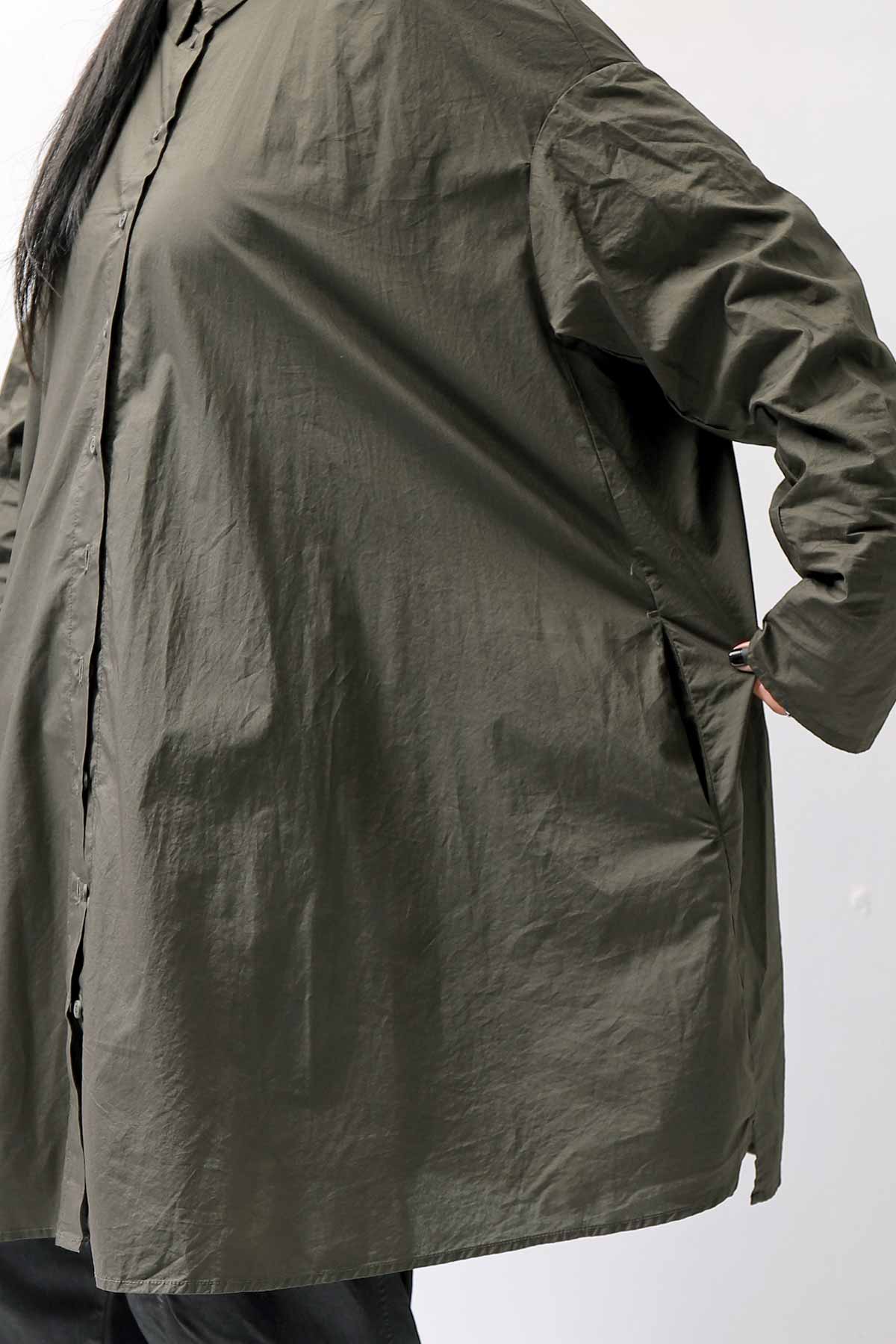 【RUNDHOLZ】 UNISEX OVERSIZE COTTON SHIRT 332 0915_JUNGLE