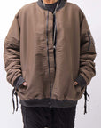 【PLÜ】 LIGHT BOMBER JACKET PL14_CHOCOLATE