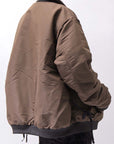 【PLÜ】 LIGHT BOMBER JACKET PL14_CHOCOLATE