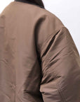 【PLÜ】 LIGHT BOMBER JACKET PL14_CHOCOLATE