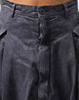 【RUNDHOLZ】 DENIM GLOSS BAGGY PANTS 103_BLACK GLOSS