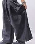 【RUNDHOLZ】 DENIM GLOSS BAGGY PANTS 103_BLACK GLOSS