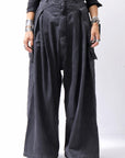 【RUNDHOLZ】 DENIM GLOSS BAGGY PANTS 103_BLACK GLOSS