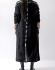 【thom/krom】 UNISEX ALPAKA LONG CARDIGAN WKJ172_BLACK