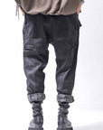 【RUNDHOLZ】 DENIM GLOSS SARRUEL PANTS 103_BLACK GLOSS