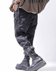 【RUNDHOLZ】 DENIM GLOSS SARRUEL PANTS 103_BLACK GLOSS