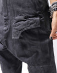 【RUNDHOLZ】 DENIM GLOSS SARRUEL PANTS 103_BLACK GLOSS