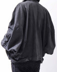【RUNDHOLZ】 DENIM GLOSS DOLMAN SLEEVE JACKET 103_BLACK GLOSS