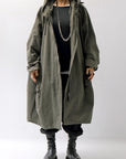 【RUNDHOLZ】 UNISEX OVERSIZED LIGHT MODS COAT 323 1212_JUNGLE