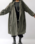 【RUNDHOLZ】 UNISEX OVERSIZED MODS COAT 323 1212_JUNGLE