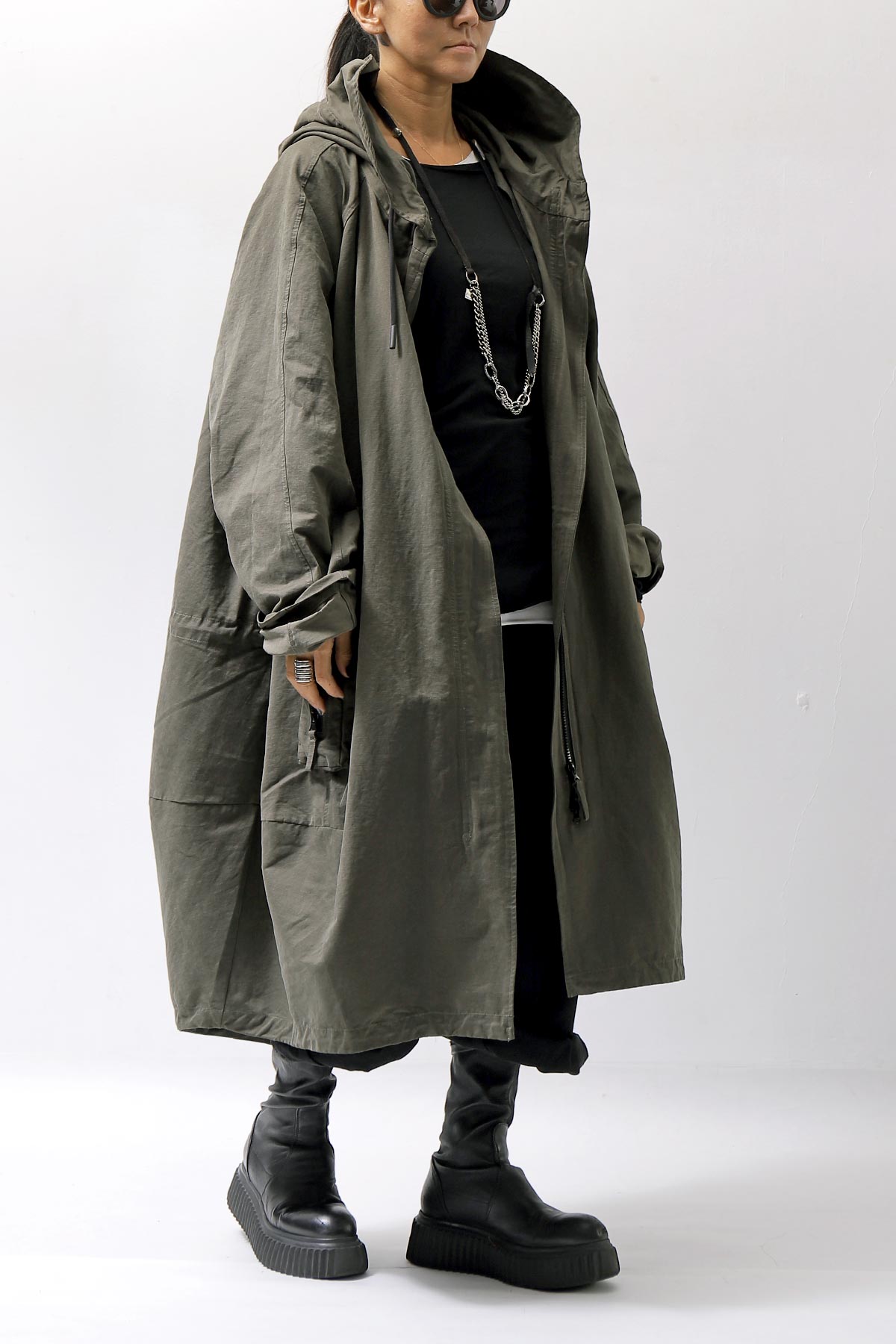 【RUNDHOLZ】 UNISEX OVERSIZED MODS COAT 323 1212_JUNGLE