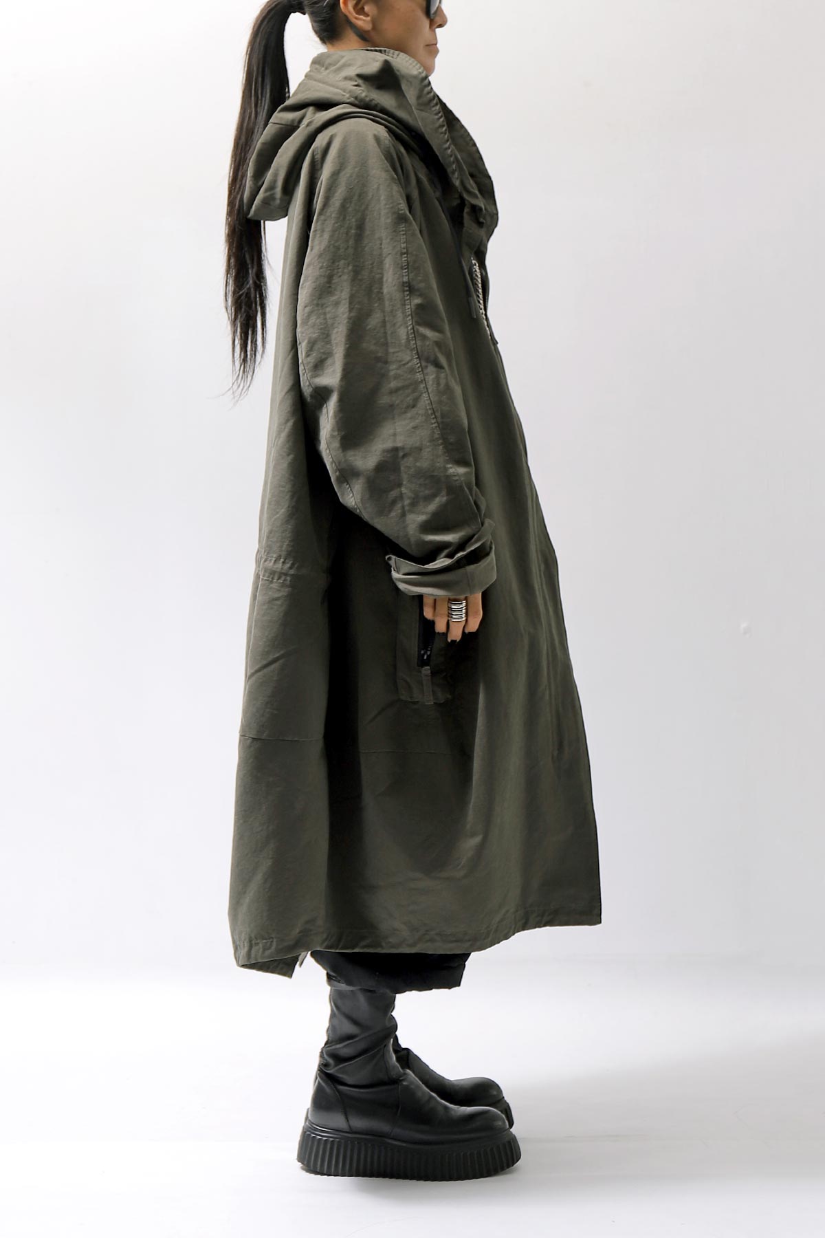 【RUNDHOLZ】 UNISEX OVERSIZED MODS COAT 323 1212_JUNGLE