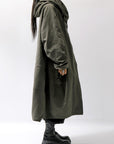 【RUNDHOLZ】 UNISEX OVERSIZED LIGHT MODS COAT 323 1212_JUNGLE