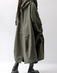 【RUNDHOLZ】 UNISEX OVERSIZED LIGHT MODS COAT 323 1212_JUNGLE
