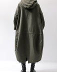 【RUNDHOLZ】 UNISEX OVERSIZED LIGHT MODS COAT 323 1212_JUNGLE