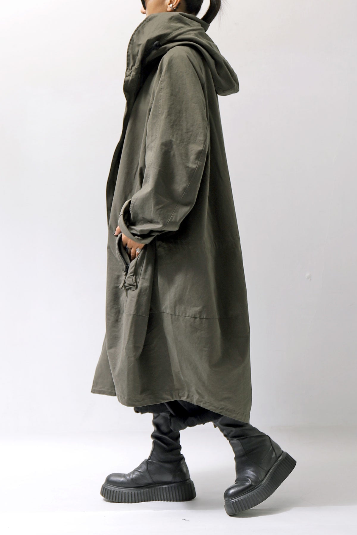 【RUNDHOLZ】 UNISEX OVERSIZED MODS COAT 323 1212_JUNGLE