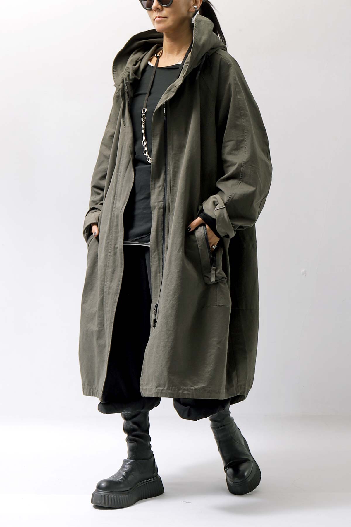 【RUNDHOLZ】 UNISEX OVERSIZED MODS COAT 323 1212_JUNGLE