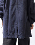 【RUNDHOLZ】 DENIM GLOSS OVER SIZED SHIRT 203_INDIGO BLACK GLOSS