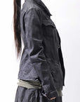 【RUNDHOLZ】 DENIM GLOSS JACKET 103_BLACK GLOSS