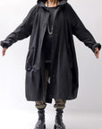 【RUNDHOLZ】 UNISEX OVERSIZED LIGHT MODS COAT 323 1212_BLACK