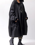 【RUNDHOLZ】 UNISEX OVERSIZED LIGHT MODS COAT 323 1212_BLACK