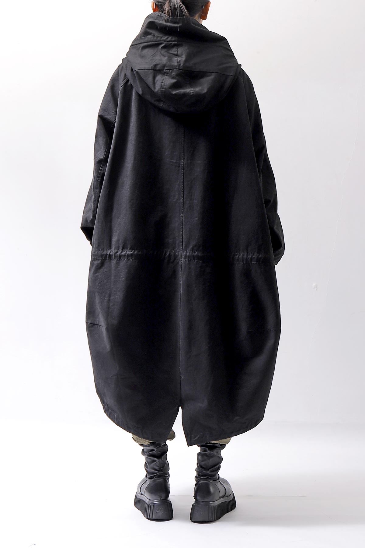 【RUNDHOLZ】 UNISEX OVERSIZED MODS COAT 323 1212_BLACK