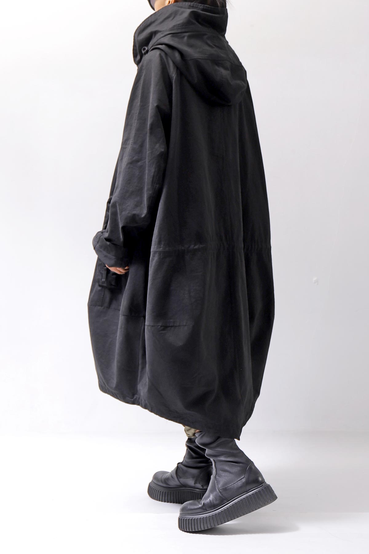 【RUNDHOLZ】 UNISEX OVERSIZED MODS COAT 323 1212_BLACK