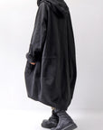 【RUNDHOLZ】 UNISEX OVERSIZED LIGHT MODS COAT 323 1212_BLACK