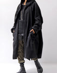【RUNDHOLZ】 UNISEX OVERSIZED LIGHT MODS COAT 323 1212_BLACK