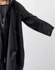 【RUNDHOLZ】 UNISEX OVERSIZED MODS COAT 323 1212_BLACK