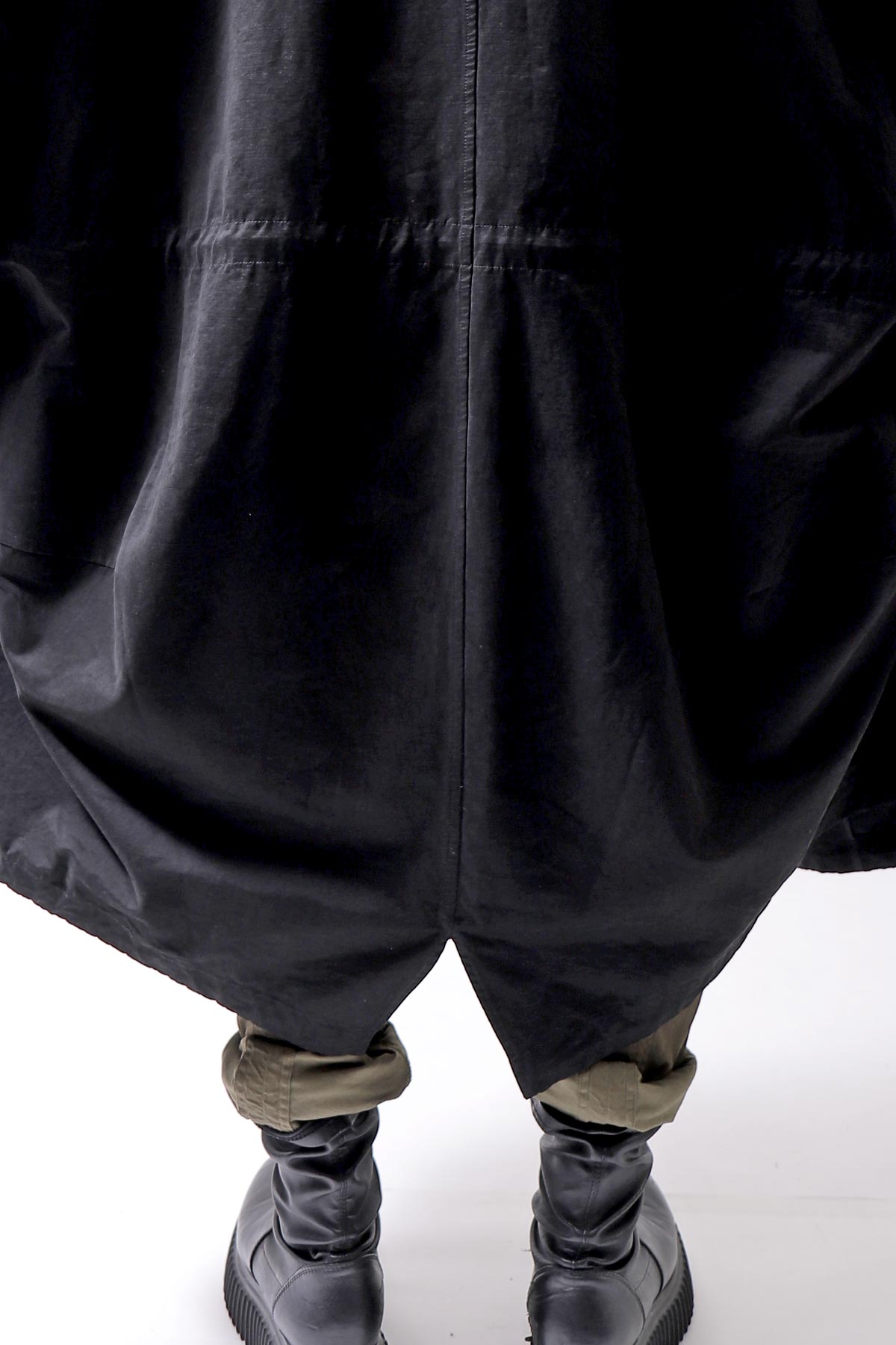 【RUNDHOLZ】 UNISEX OVERSIZED MODS COAT 323 1212_BLACK