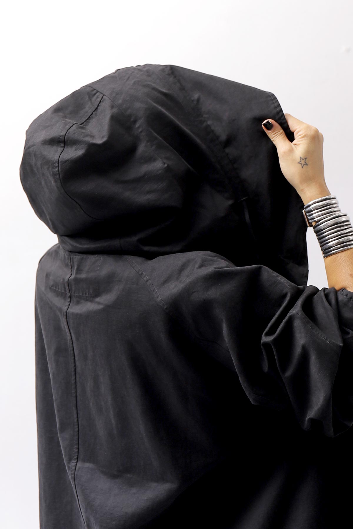 【RUNDHOLZ】 UNISEX OVERSIZED MODS COAT 323 1212_BLACK