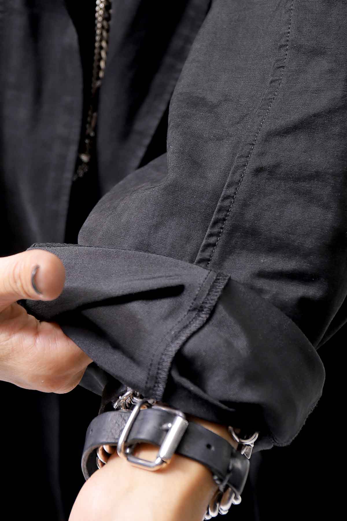 【RUNDHOLZ】 UNISEX OVERSIZED MODS COAT 323 1212_BLACK