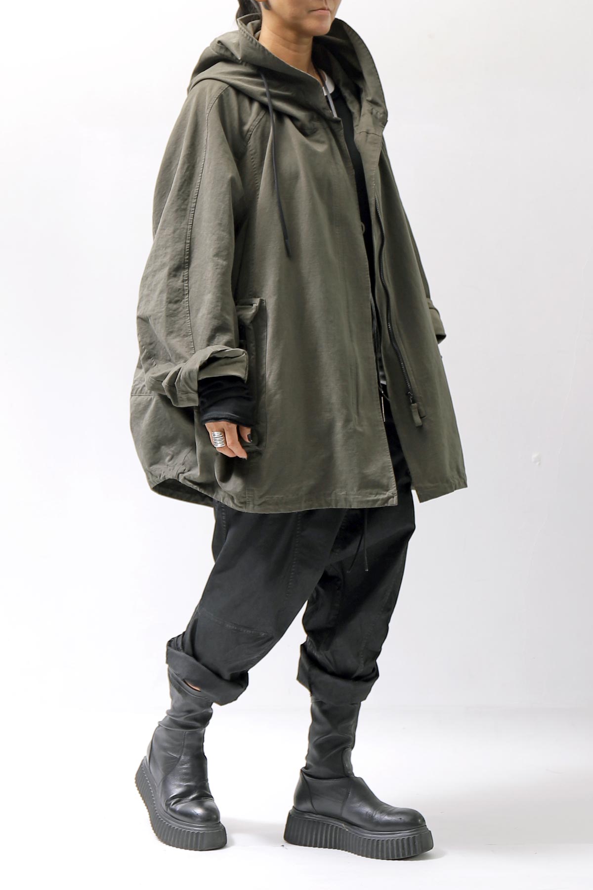 【RUNDHOLZ】 UNISEX OVERSIZED BALLOON BLOUSON 323 1111_JUNGLE
