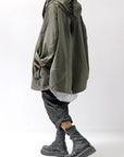 【RUNDHOLZ】 UNISEX OVERSIZED BALLOON LIGHT BLOUSON 323 1111_JUNGLE