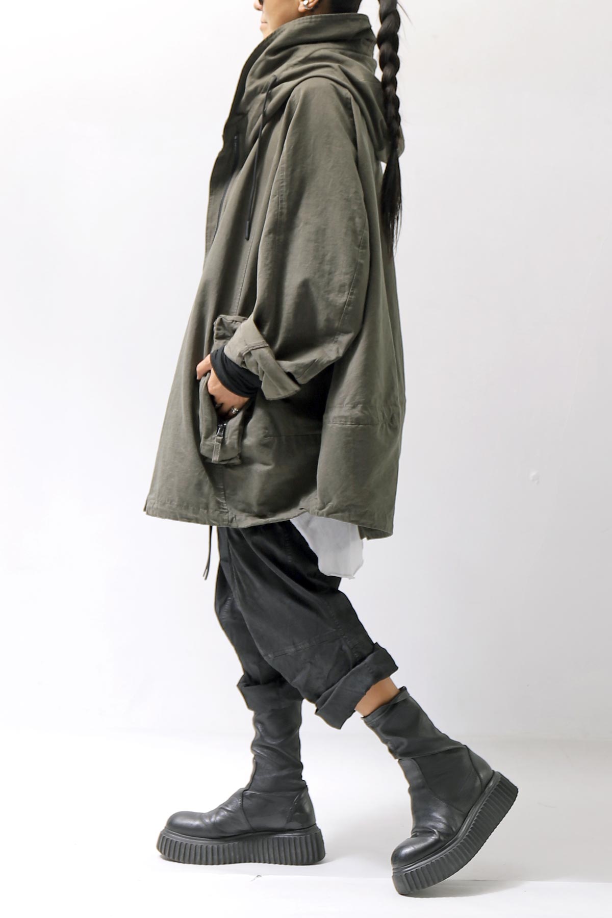 【RUNDHOLZ】 UNISEX OVERSIZED BALLOON BLOUSON 323 1111_JUNGLE