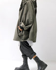 【RUNDHOLZ】 UNISEX OVERSIZED BALLOON LIGHT BLOUSON 323 1111_JUNGLE