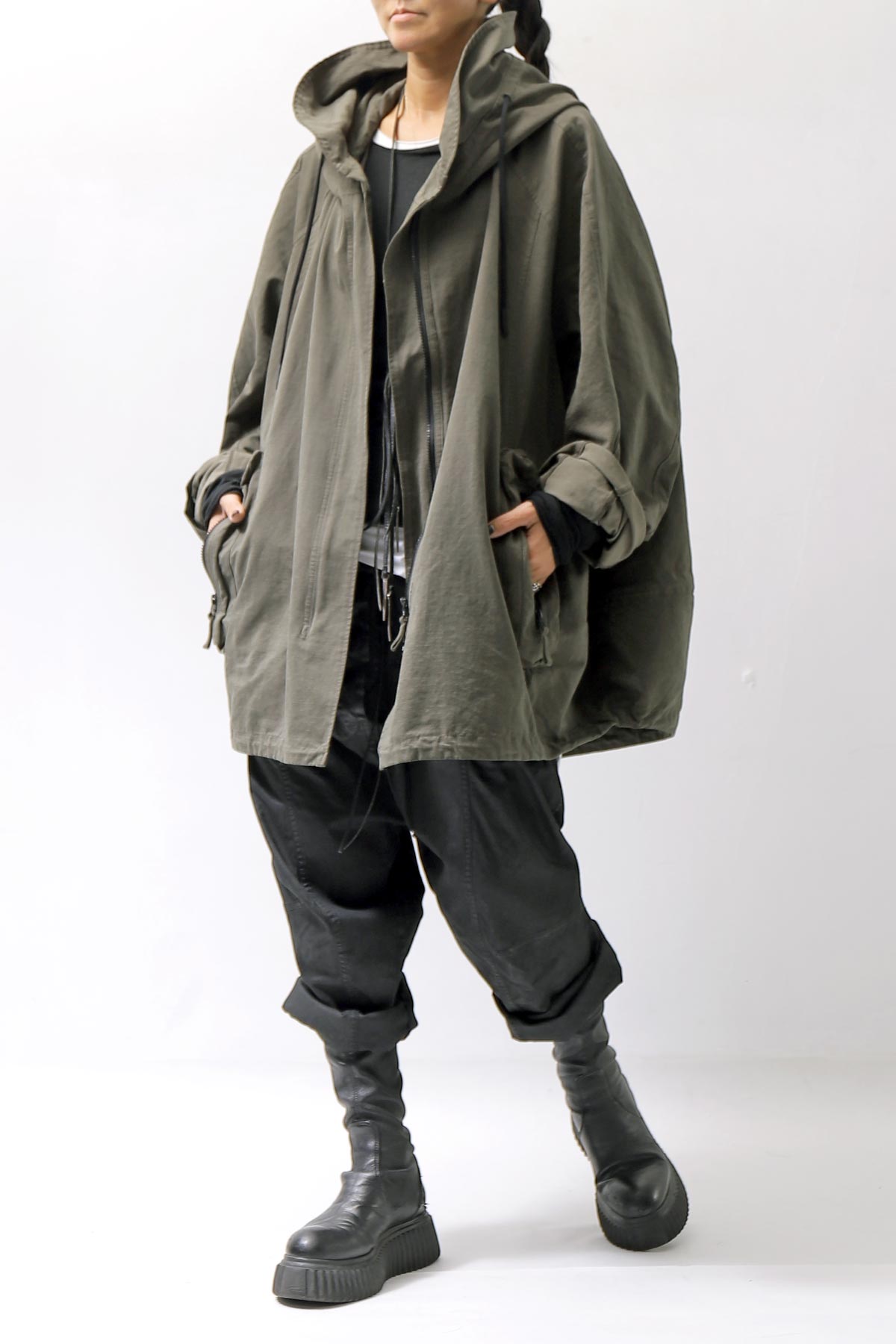 【RUNDHOLZ】 UNISEX OVERSIZED BALLOON BLOUSON 323 1111_JUNGLE