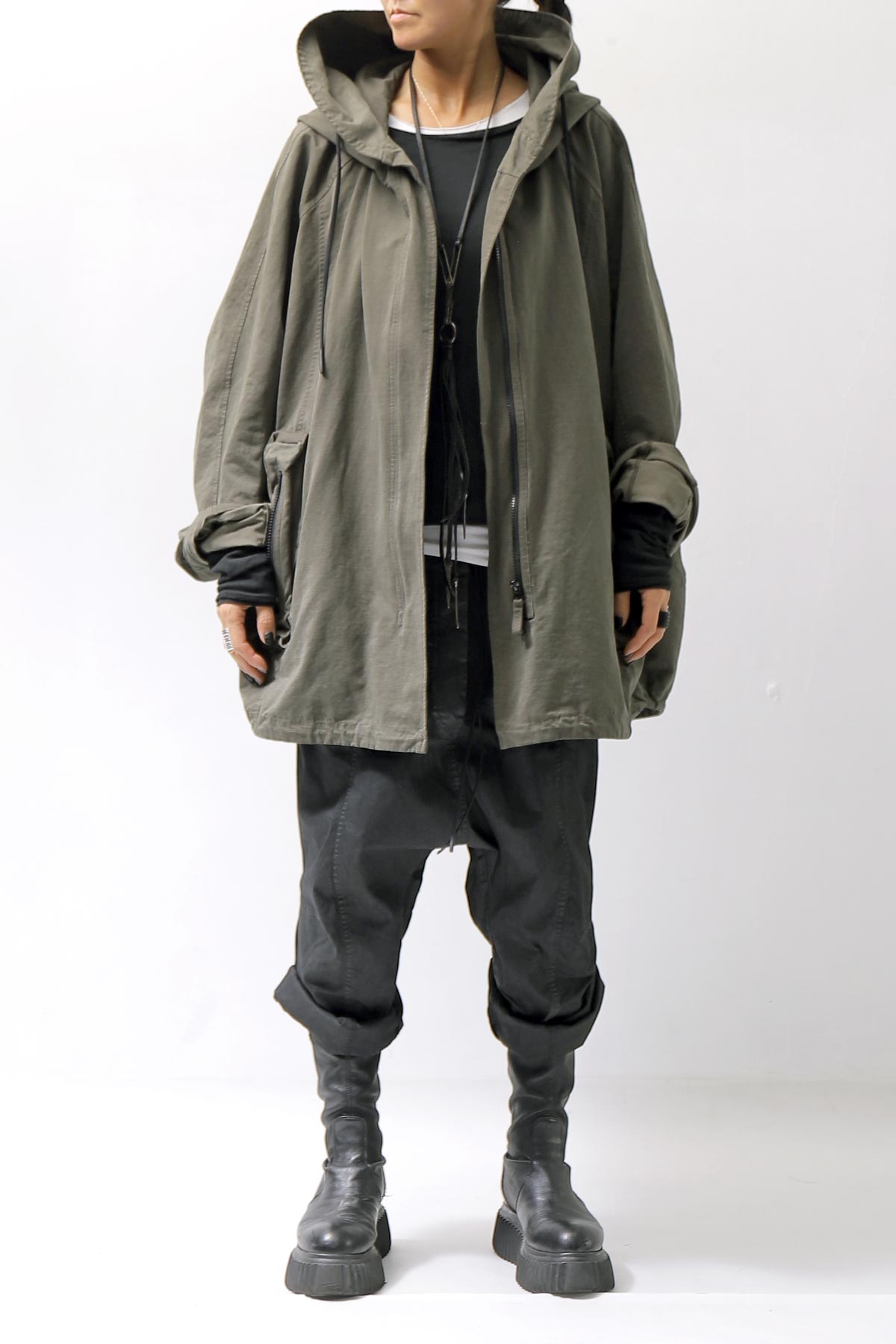 【RUNDHOLZ】 UNISEX OVERSIZED BALLOON BLOUSON 323 1111_JUNGLE