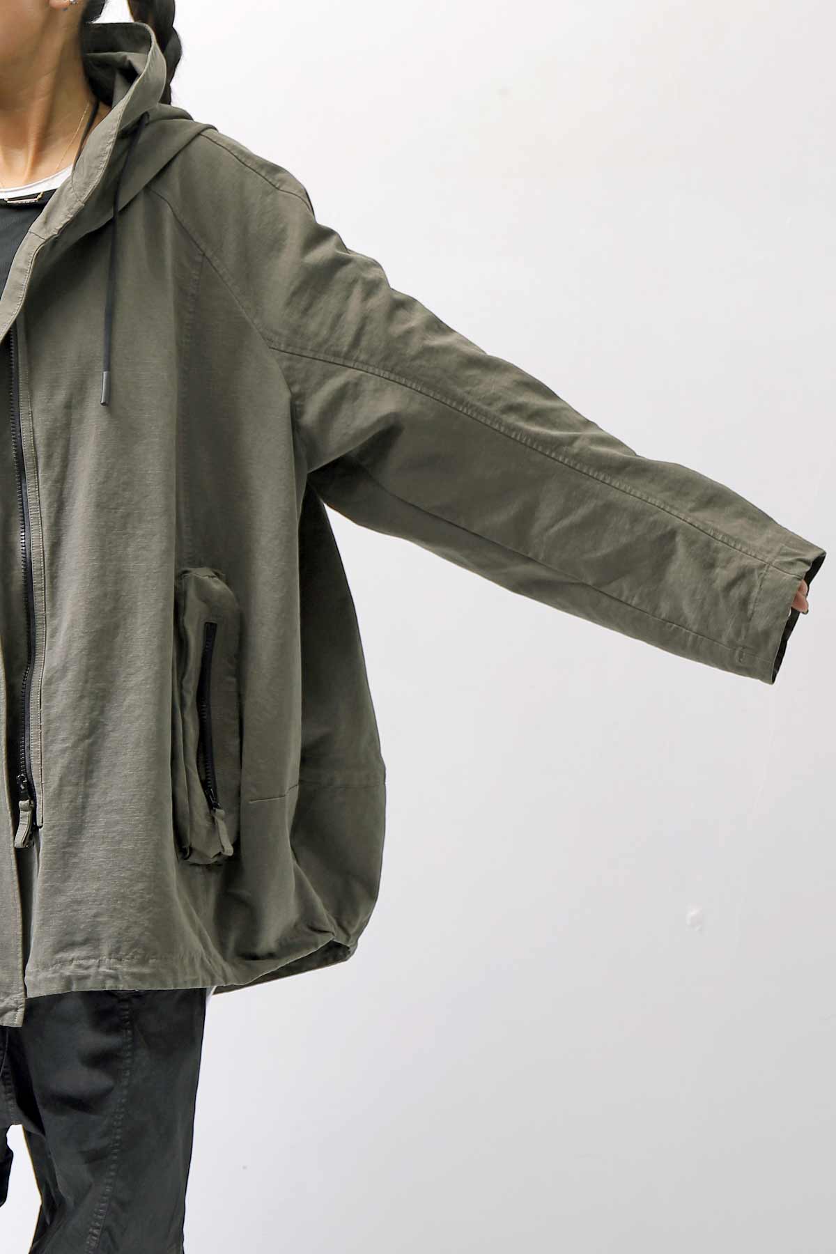 【RUNDHOLZ】 UNISEX OVERSIZED BALLOON BLOUSON 323 1111_JUNGLE