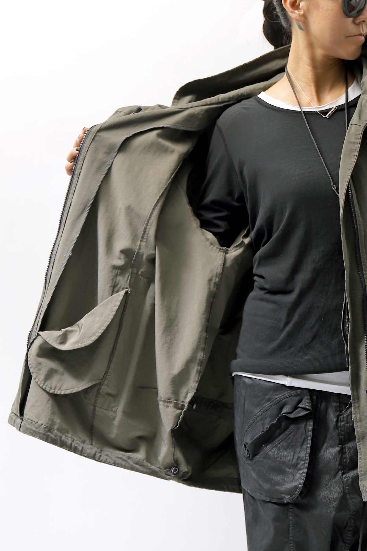 【RUNDHOLZ】 UNISEX OVERSIZED BALLOON BLOUSON 323 1111_JUNGLE