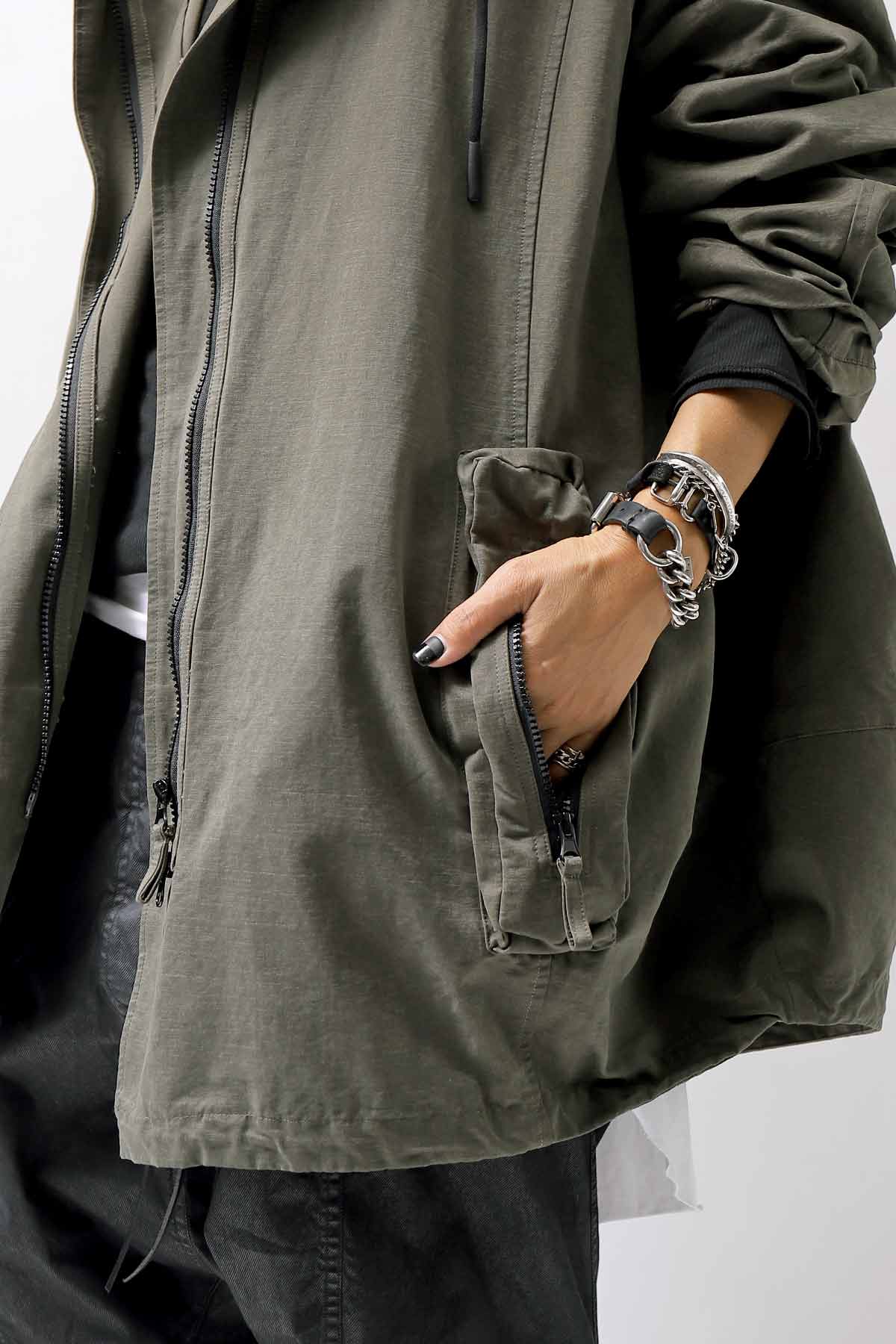 【RUNDHOLZ】 UNISEX OVERSIZED BALLOON BLOUSON 323 1111_JUNGLE