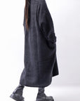 【RUNDHOLZ】 RACCOON COCOON KNIT DRESS_BLACK