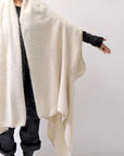 【RUNDHOLZ】 UNISEX RACCOON MULTI CARDIGAN COAT KNIT 141 7709_BONE MEL