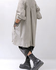 【RUNDHOLZ】 UNISEX OVERSIZE BACK TUCK SHIRT_SAND CLOUD