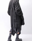 【RUNDHOLZ】 UNISEX OVERSIZE BACK TUCK SHIRT_BLACK