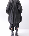 【RUNDHOLZ】 UNISEX OVERSIZE BACK TUCK SHIRT_BLACK